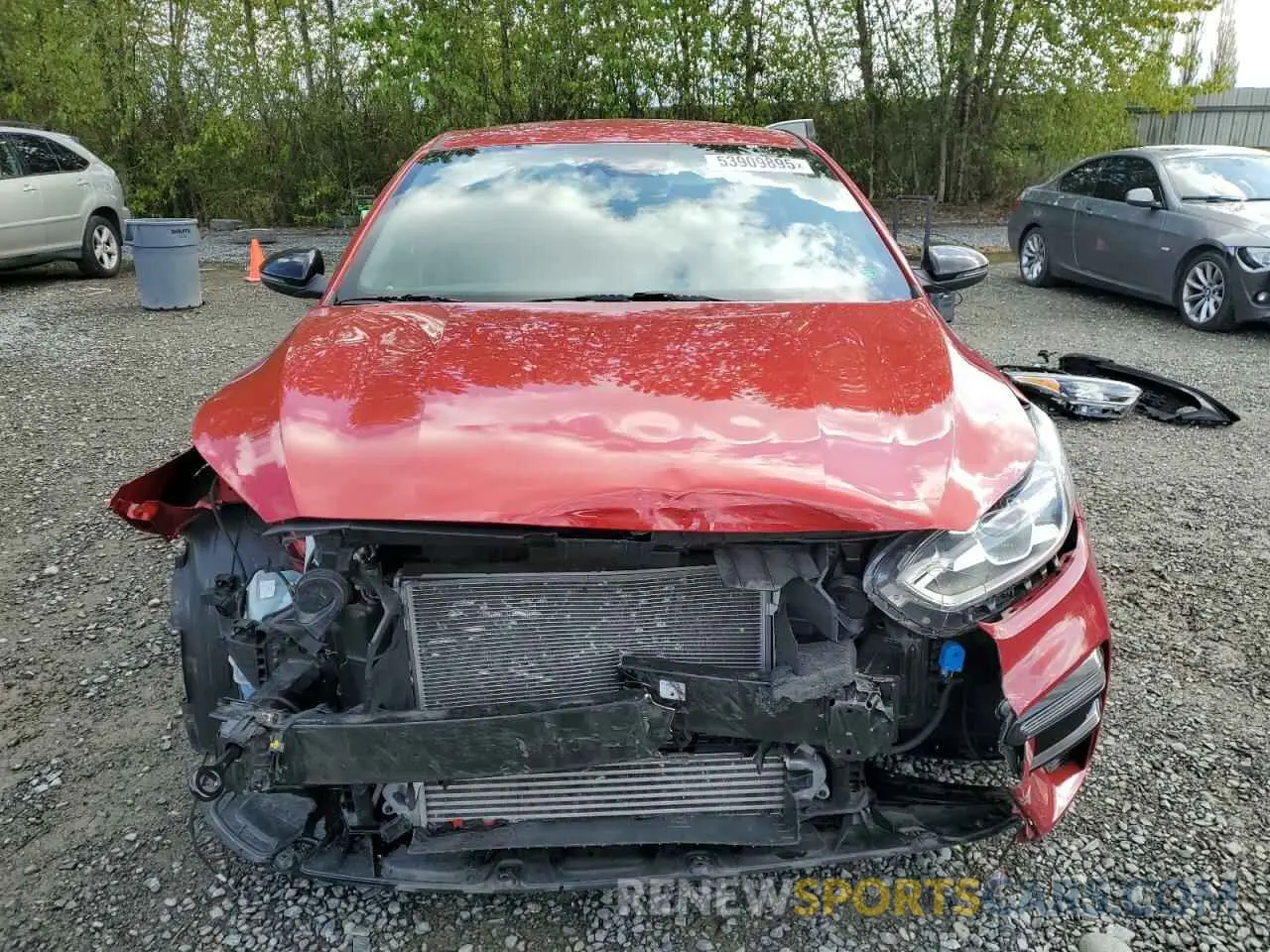 5 fotografías del automóvil dañado 3KPF44ACXME277542 KIA FORTE 2021
