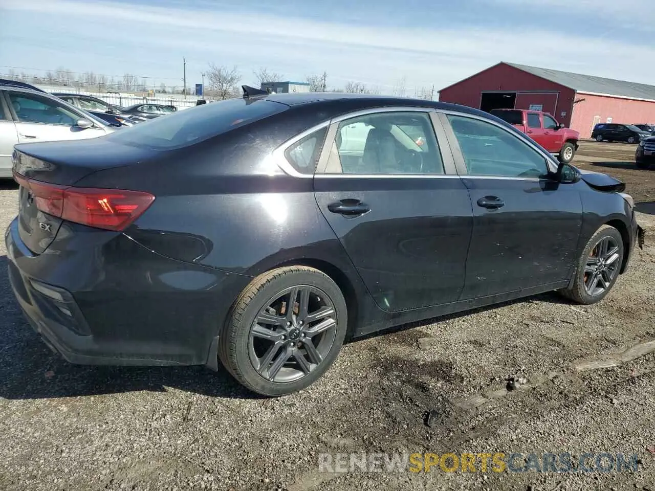 3 fotografías del automóvil dañado 3KPF54AD4ME293399 KIA FORTE 2021
