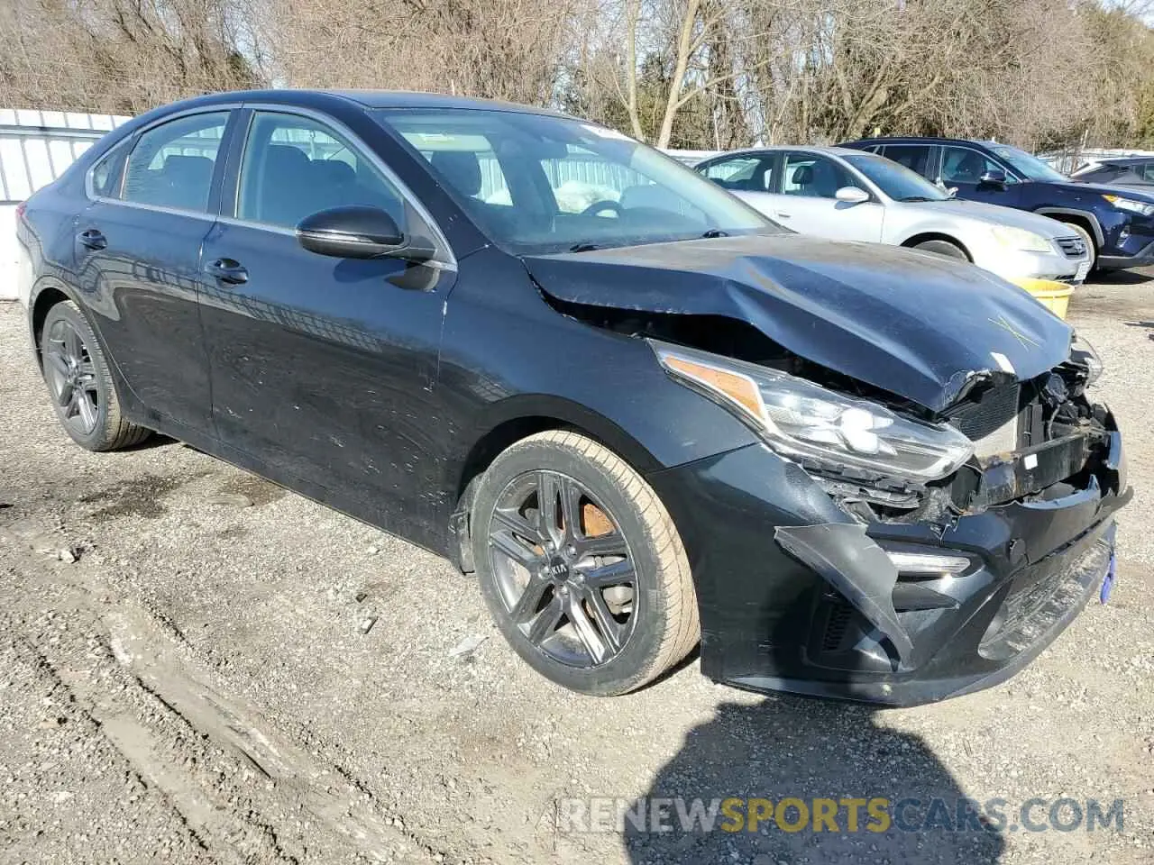 4 fotografías del automóvil dañado 3KPF54AD4ME293399 KIA FORTE 2021
