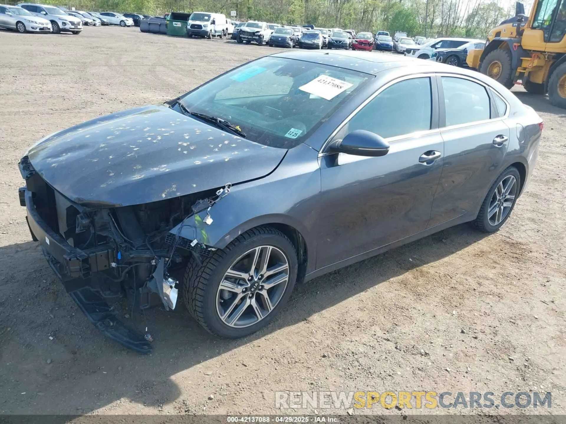 2 fotografías del automóvil dañado 3KPF54AD7ME299780 KIA FORTE 2021