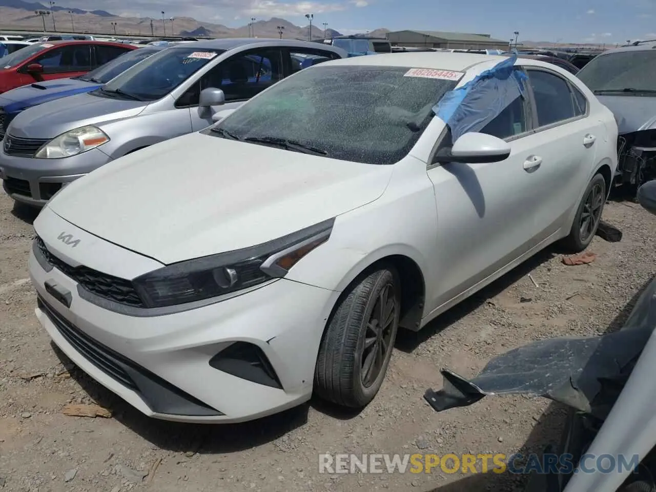 1 fotografías del automóvil dañado 3KPF24AD0NE431059 KIA FORTE 2022