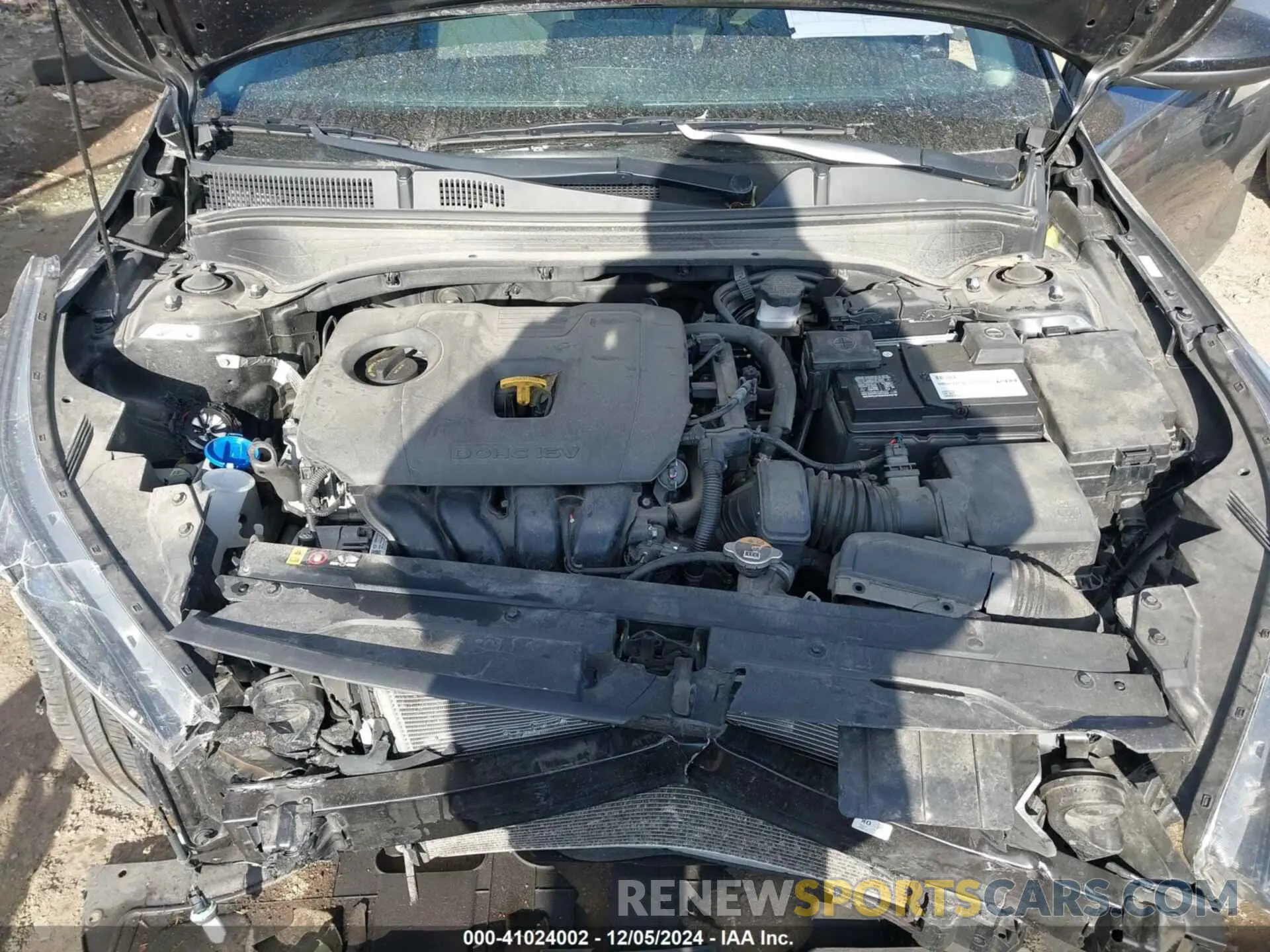 10 fotografías del automóvil dañado 3KPF24AD0NE456298 KIA FORTE 2022