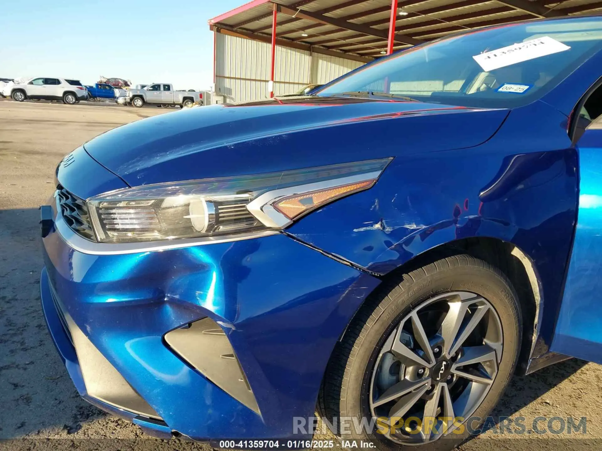 6 fotografías del automóvil dañado 3KPF24AD0NE472873 KIA FORTE 2022