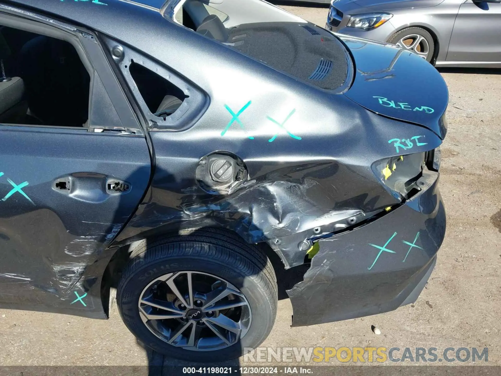 6 fotografías del automóvil dañado 3KPF24AD1NE445214 KIA FORTE 2022