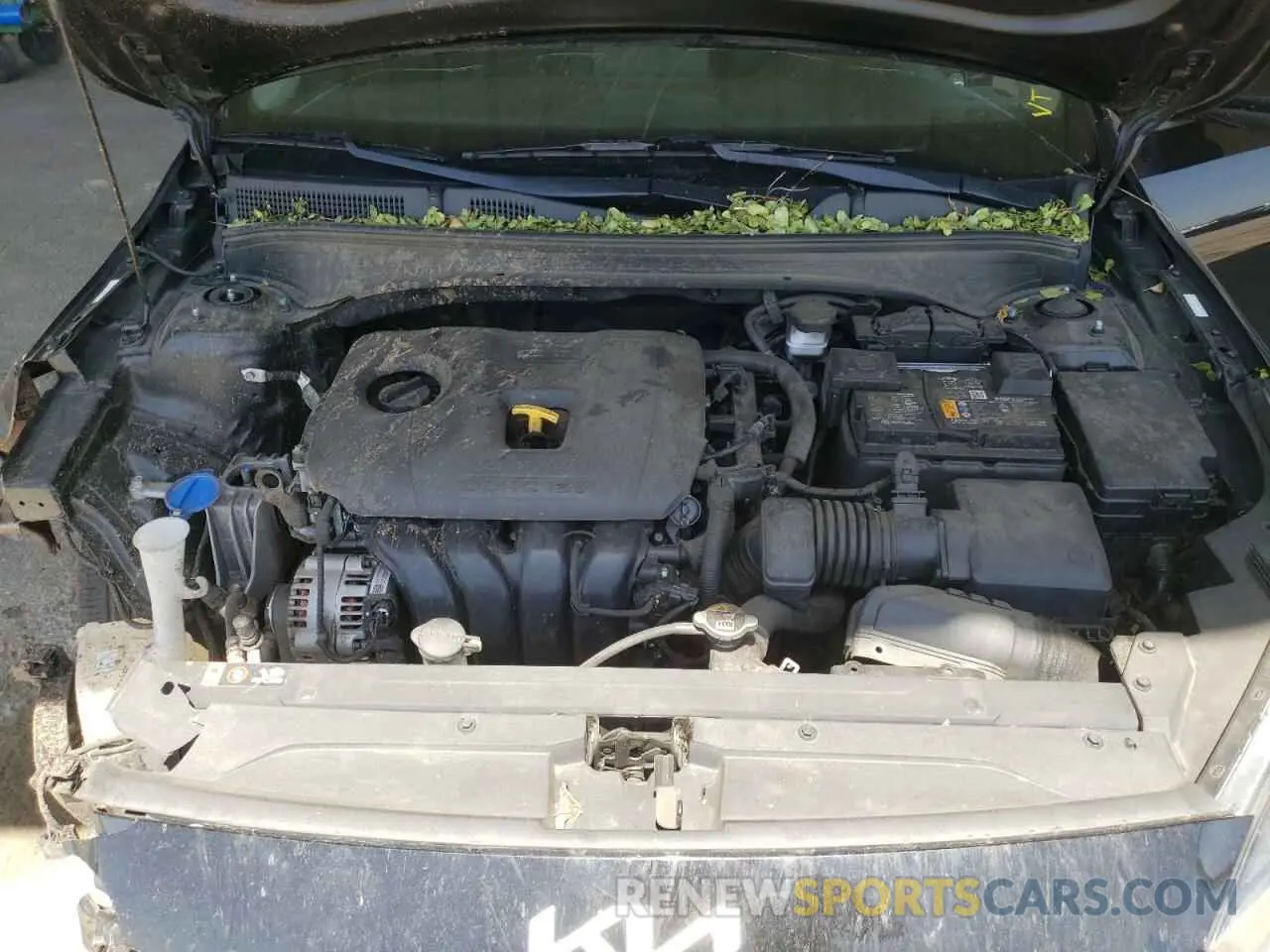 11 fotografías del automóvil dañado 3KPF24AD1NE455113 KIA FORTE 2022
