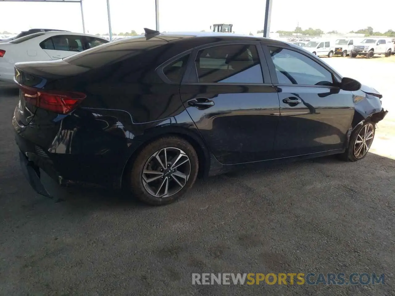 3 fotografías del automóvil dañado 3KPF24AD1NE455113 KIA FORTE 2022