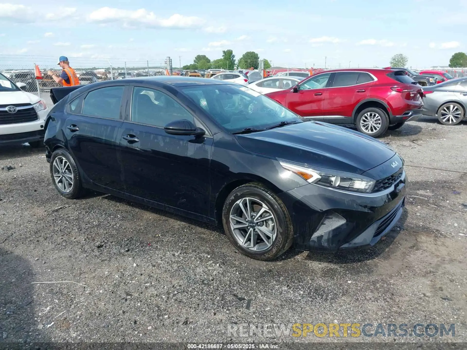 1 fotografías del automóvil dañado 3KPF24AD1NE503709 KIA FORTE 2022