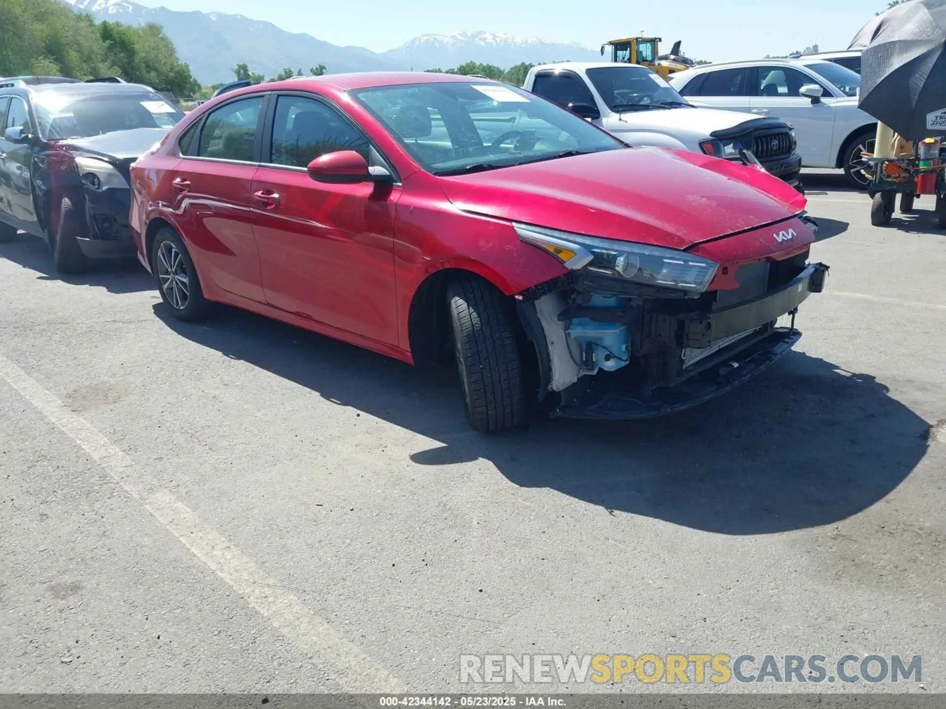 1 fotografías del automóvil dañado 3KPF24AD2NE451474 KIA FORTE 2022
