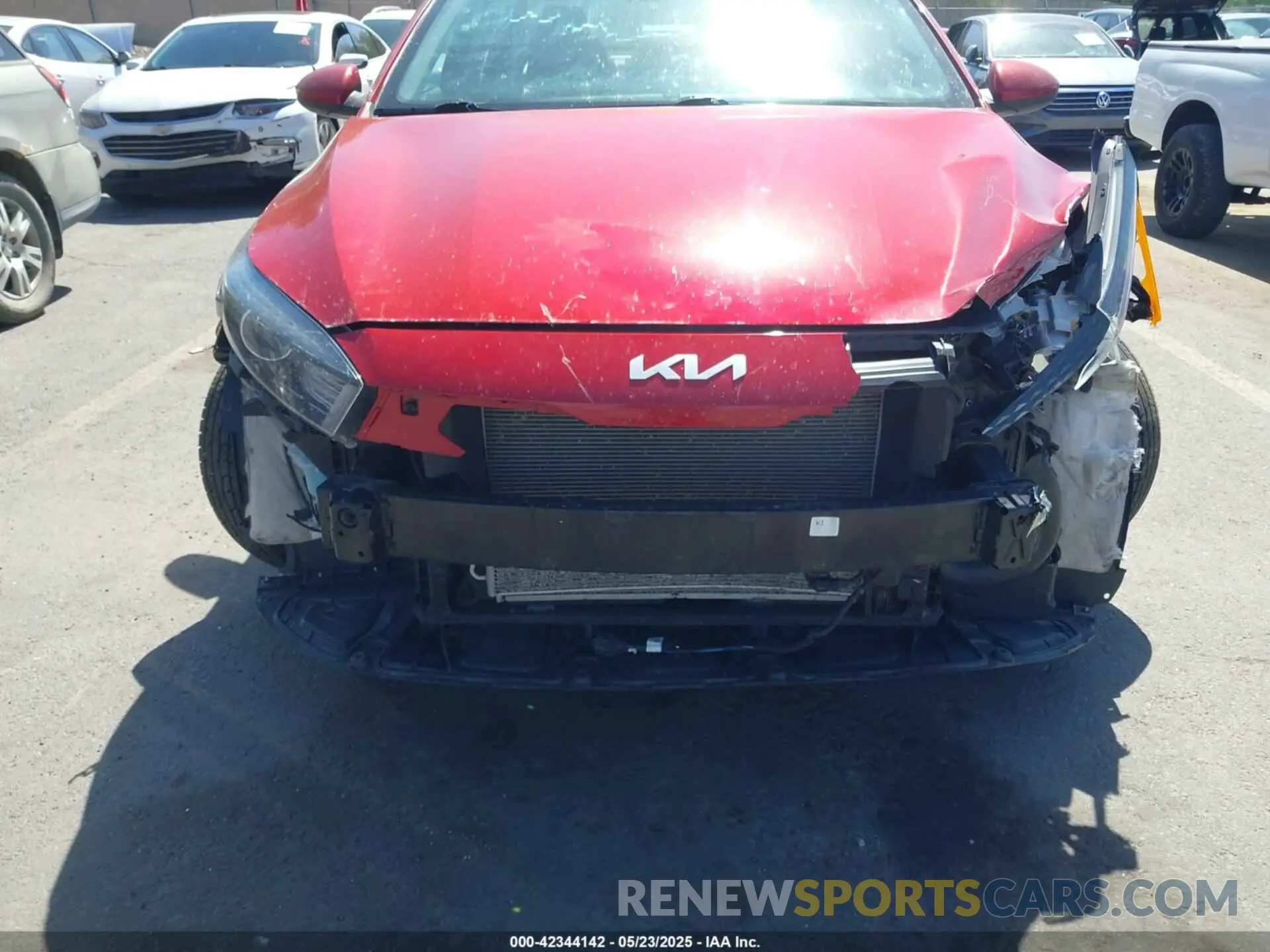6 fotografías del automóvil dañado 3KPF24AD2NE451474 KIA FORTE 2022