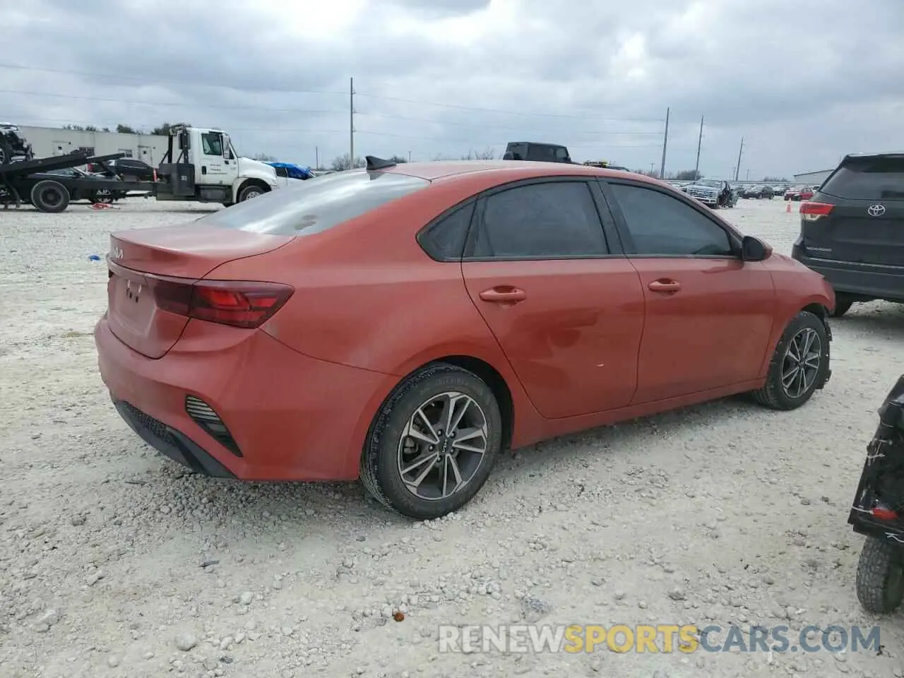 3 fotografías del automóvil dañado 3KPF24AD2NE483146 KIA FORTE 2022