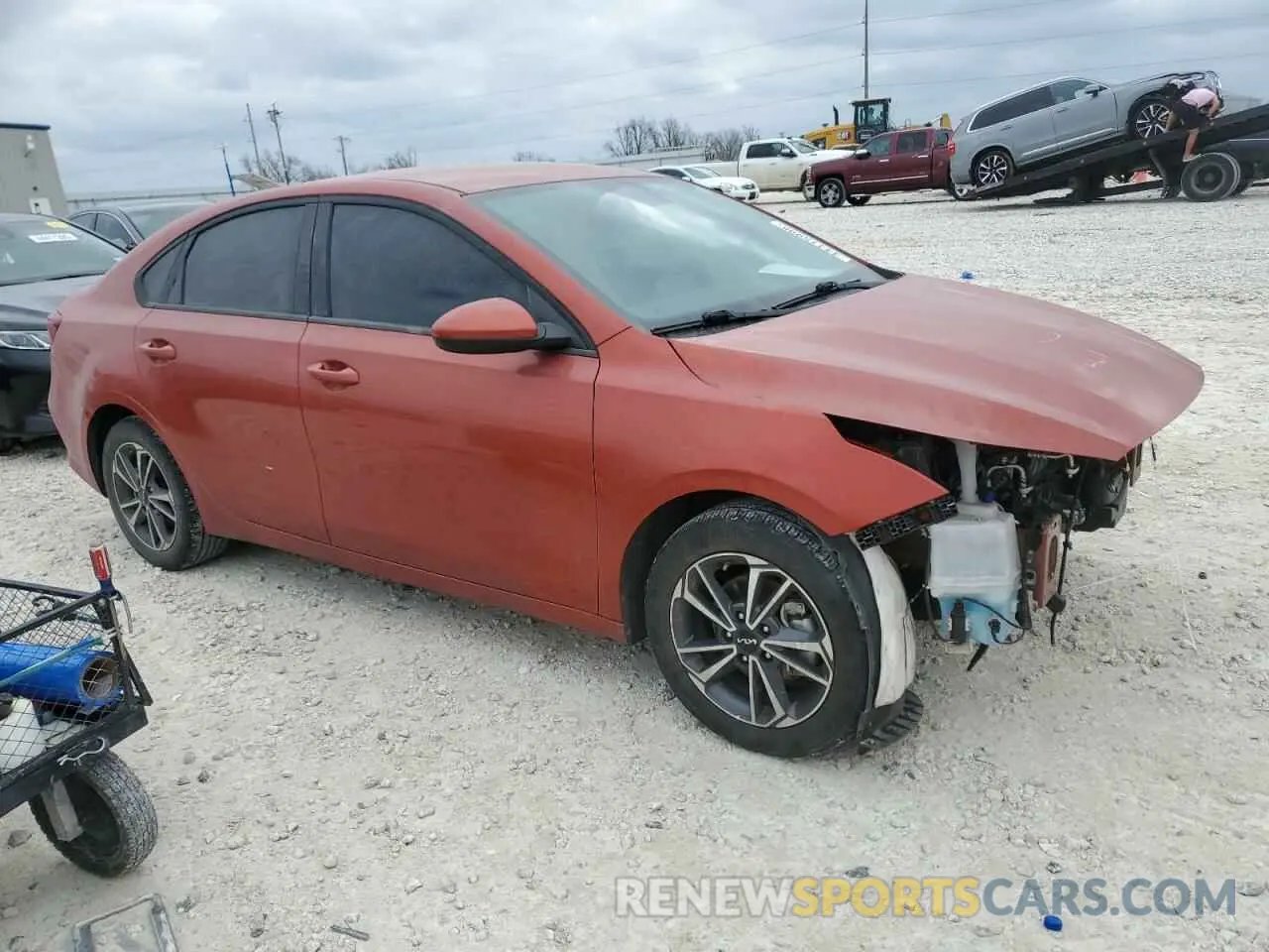 4 fotografías del automóvil dañado 3KPF24AD2NE483146 KIA FORTE 2022