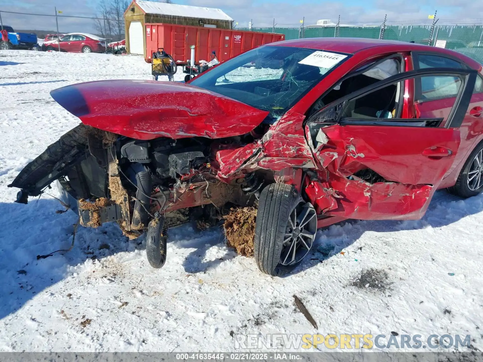 6 fotografías del automóvil dañado 3KPF24AD3NE449829 KIA FORTE 2022