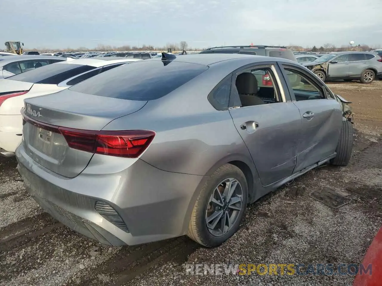 3 fotografías del automóvil dañado 3KPF24AD3NE462029 KIA FORTE 2022