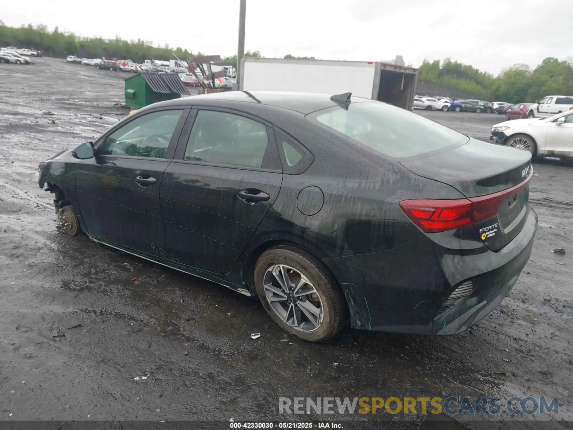 3 fotografías del automóvil dañado 3KPF24AD4NE429525 KIA FORTE 2022