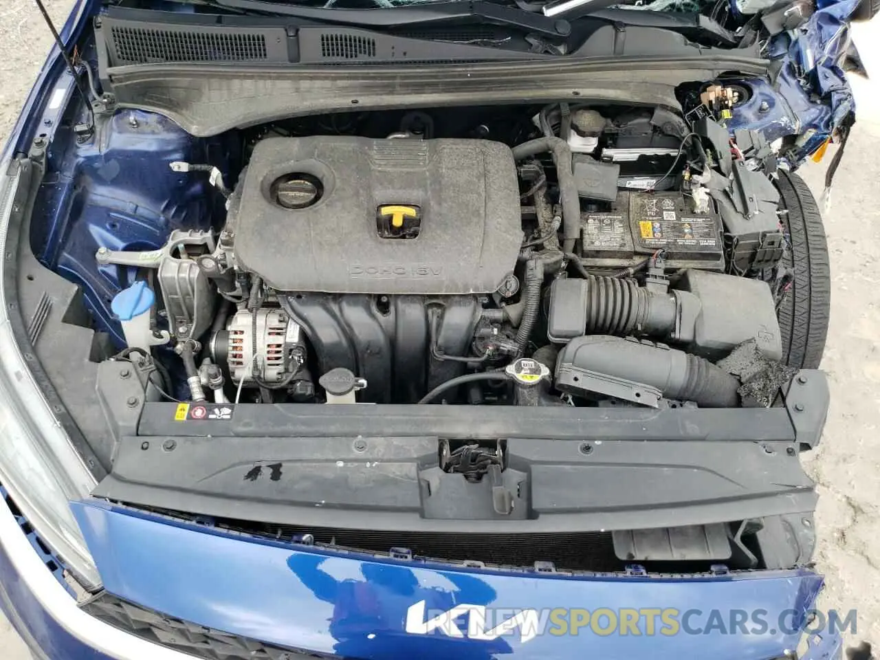 11 fotografías del automóvil dañado 3KPF24AD4NE429606 KIA FORTE 2022