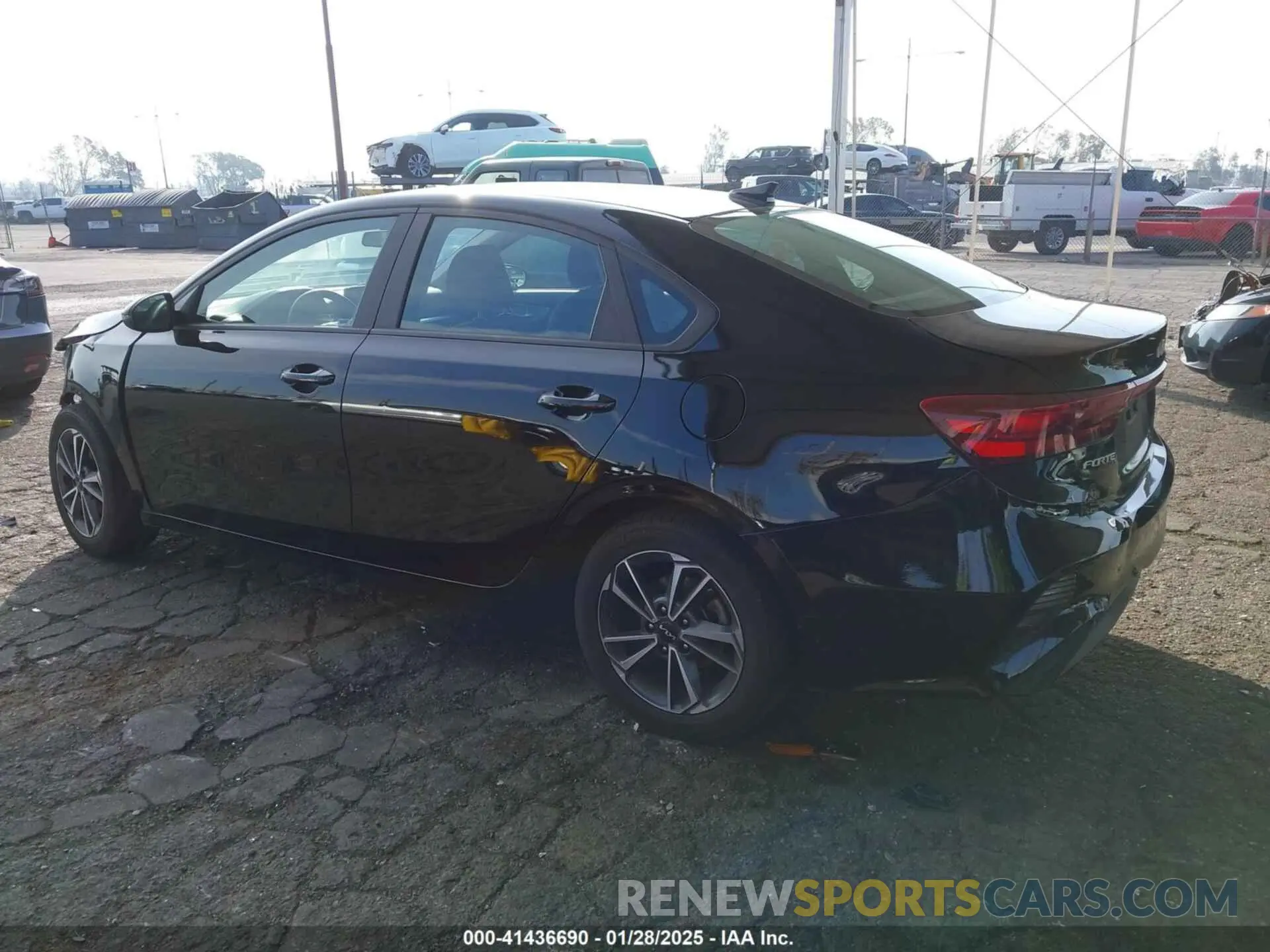 3 fotografías del automóvil dañado 3KPF24AD4NE469992 KIA FORTE 2022