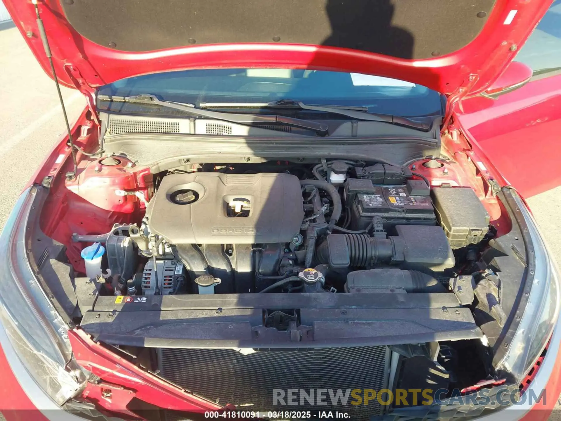 10 fotografías del automóvil dañado 3KPF24AD4NE472102 KIA FORTE 2022