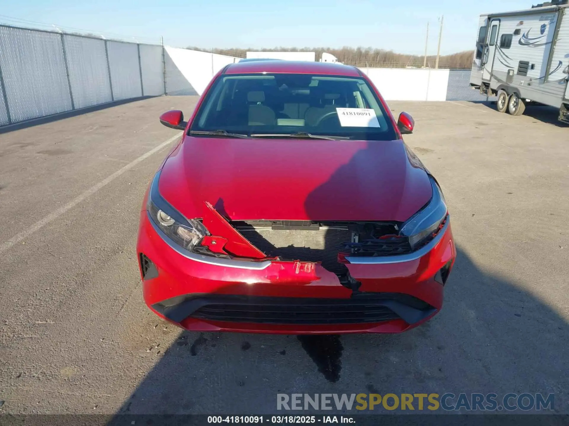 12 fotografías del automóvil dañado 3KPF24AD4NE472102 KIA FORTE 2022