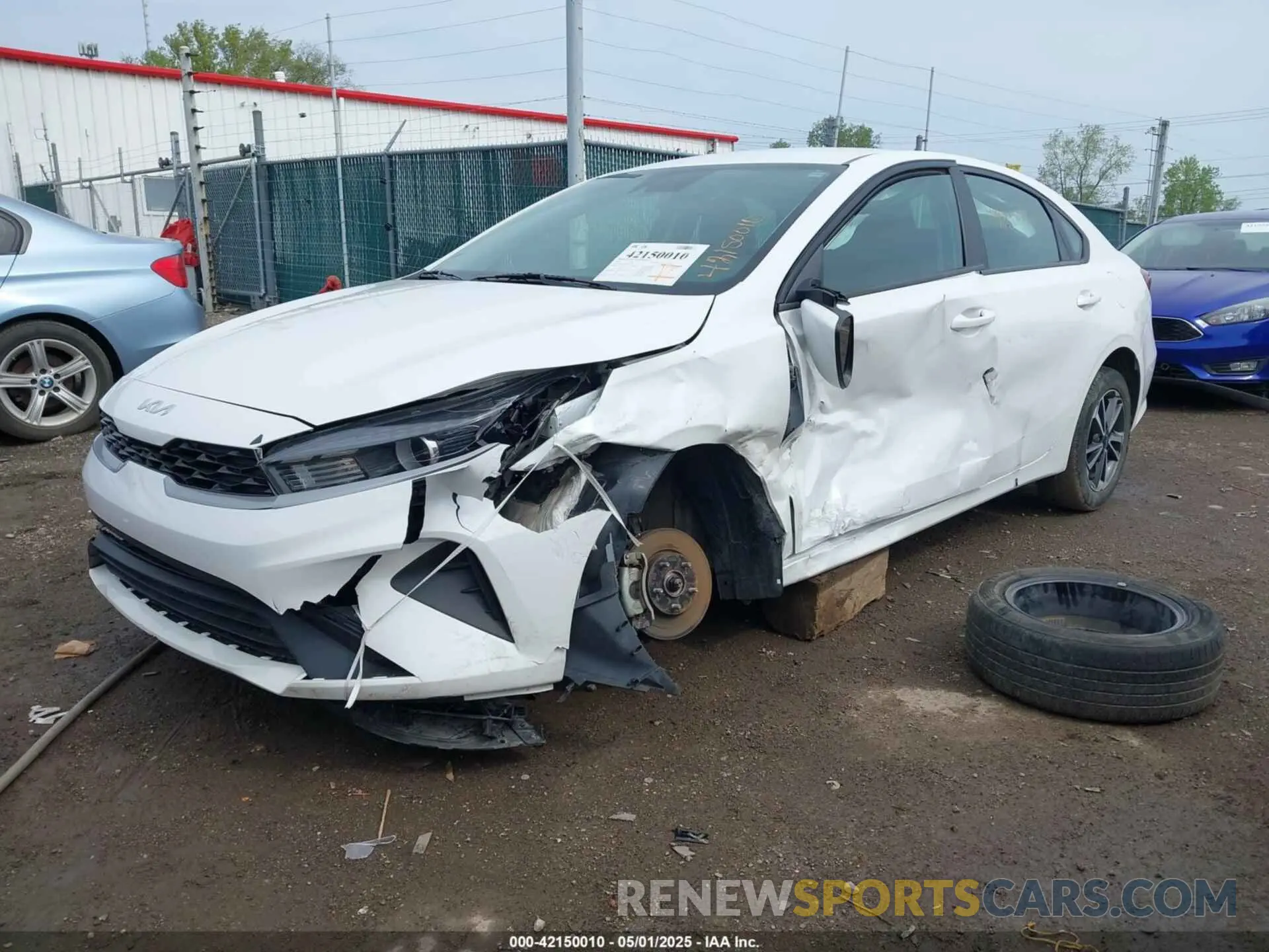6 fotografías del automóvil dañado 3KPF24AD5NE430893 KIA FORTE 2022