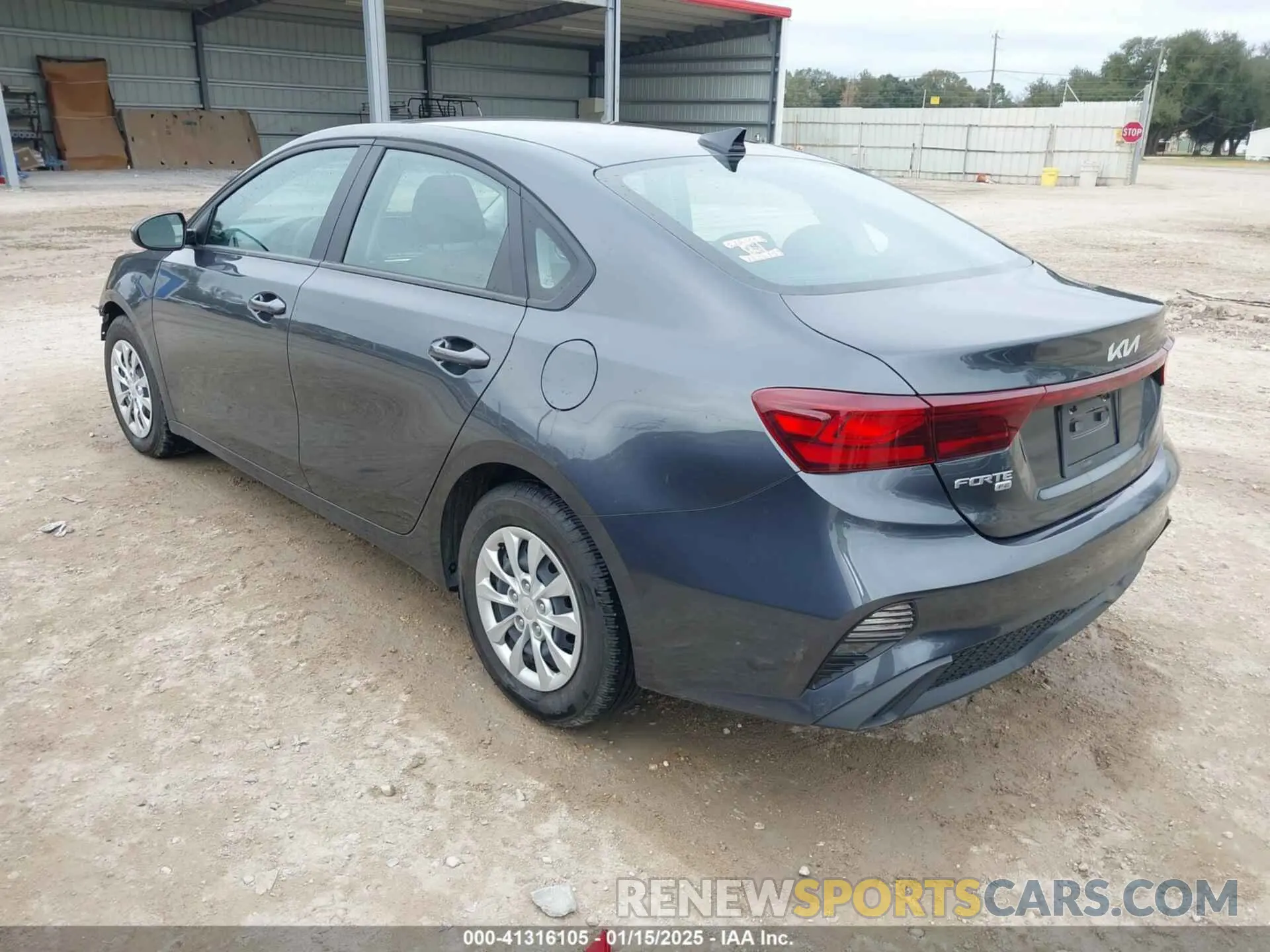 3 fotografías del automóvil dañado 3KPF24AD5NE502790 KIA FORTE 2022