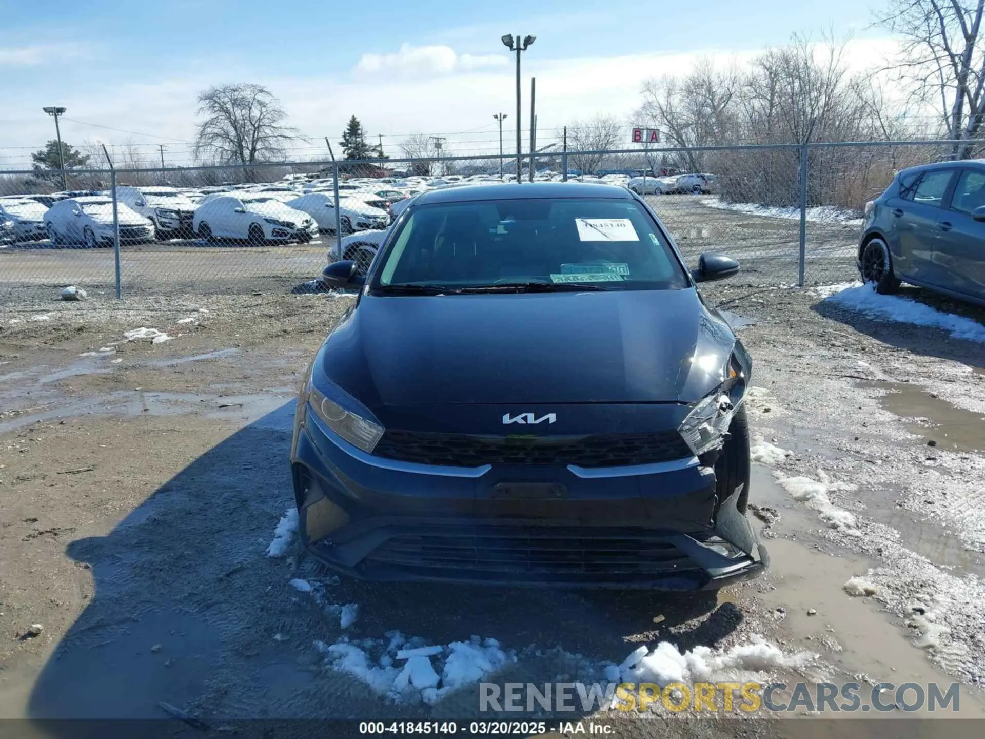 12 fotografías del automóvil dañado 3KPF24AD6NE424973 KIA FORTE 2022