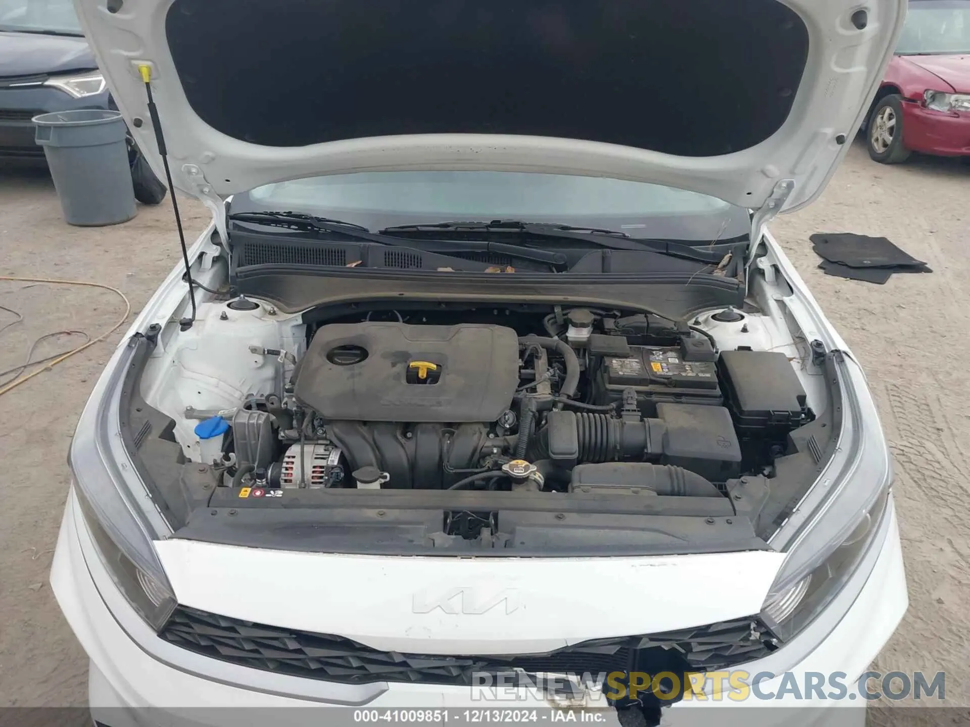 10 fotografías del automóvil dañado 3KPF24AD6NE425606 KIA FORTE 2022