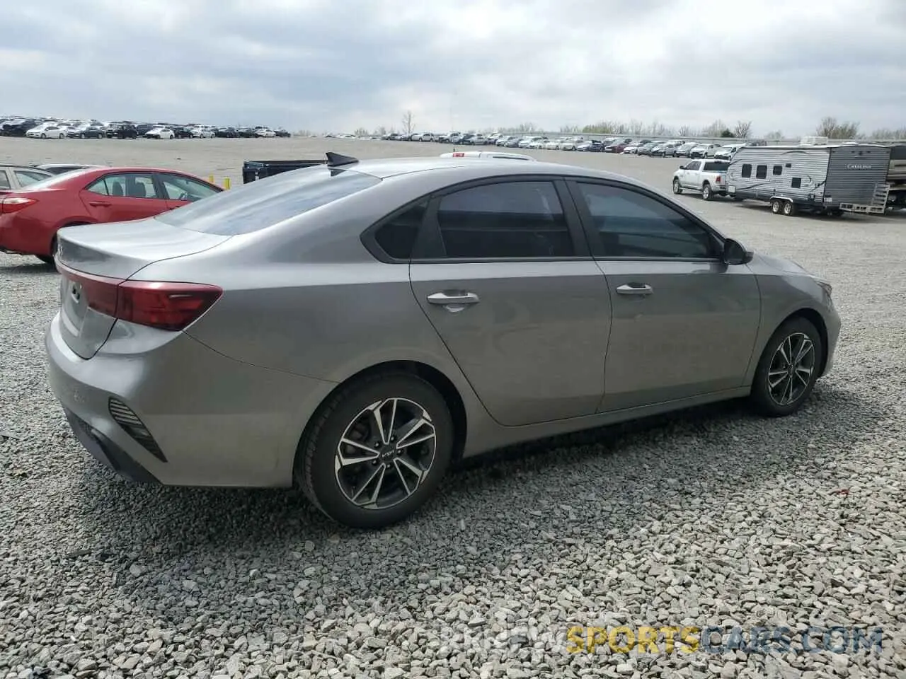 3 fotografías del automóvil dañado 3KPF24AD6NE427923 KIA FORTE 2022