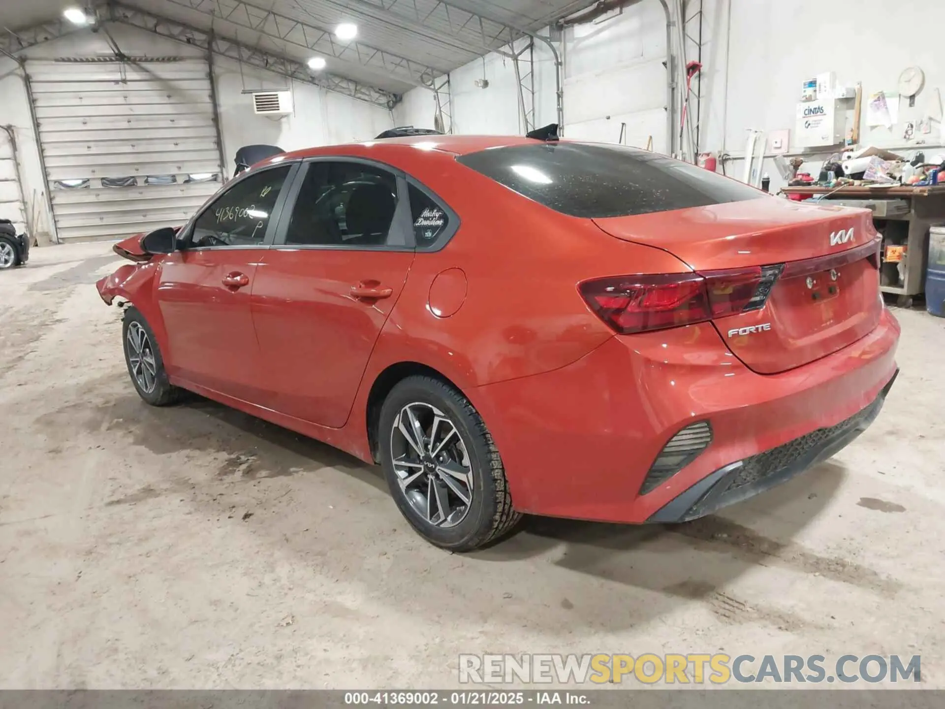 3 fotografías del automóvil dañado 3KPF24AD6NE434452 KIA FORTE 2022