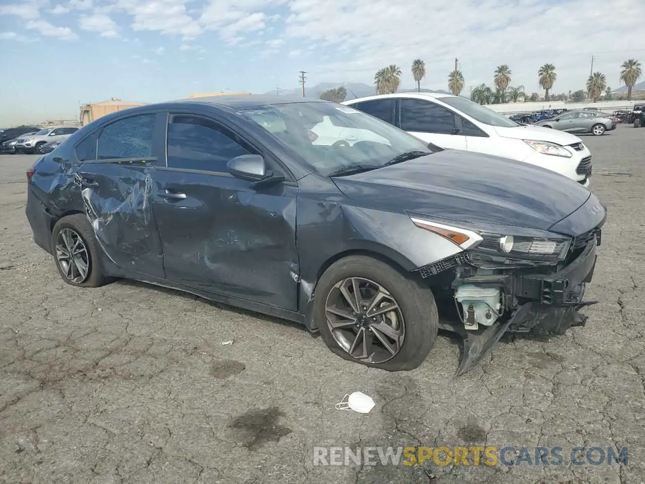 4 fotografías del automóvil dañado 3KPF24AD6NE439134 KIA FORTE 2022