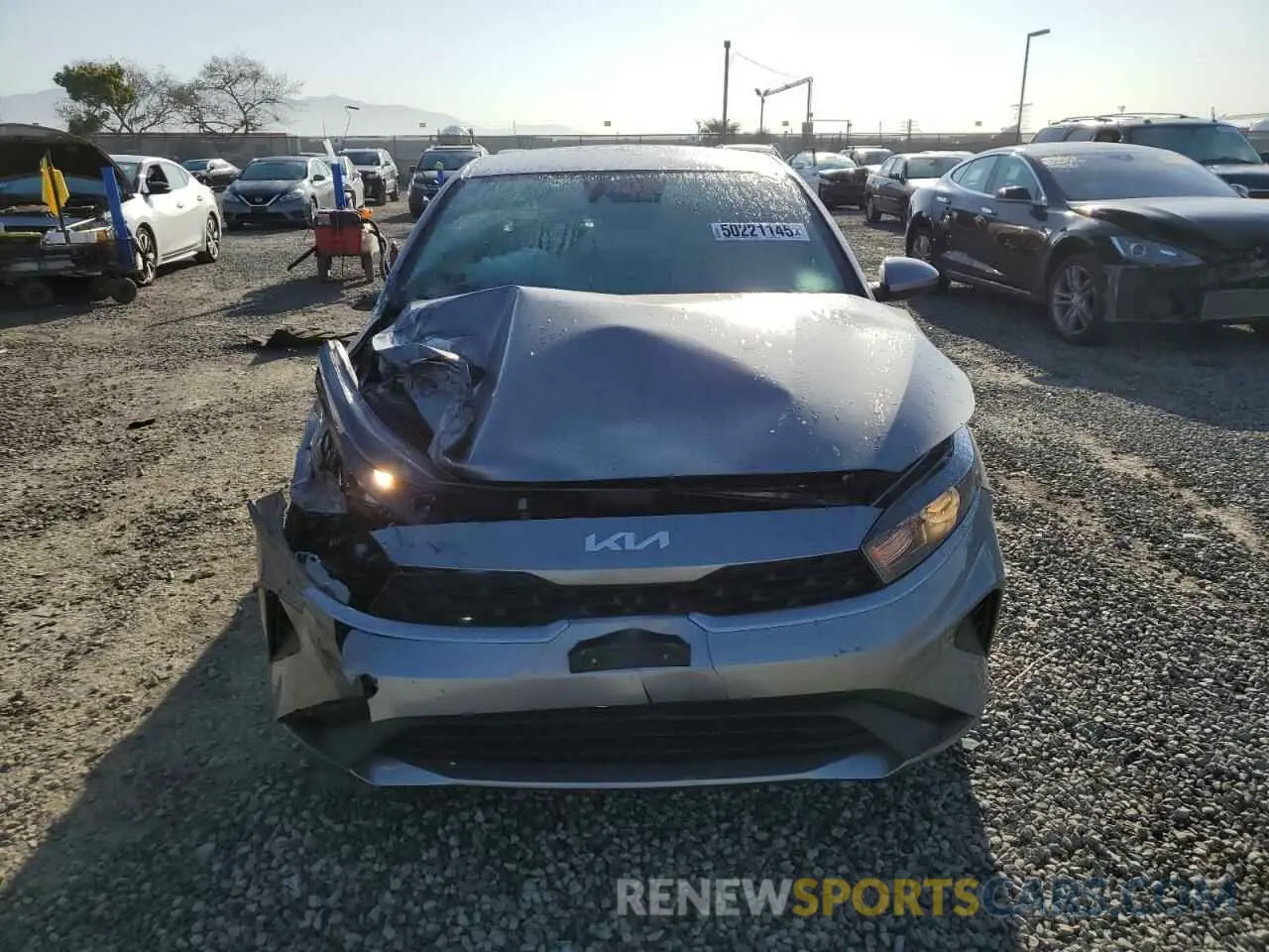 5 fotografías del automóvil dañado 3KPF24AD6NE454801 KIA FORTE 2022