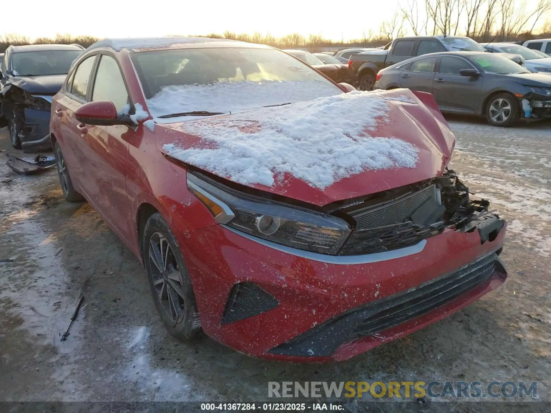 1 fotografías del automóvil dañado 3KPF24AD6NE478841 KIA FORTE 2022