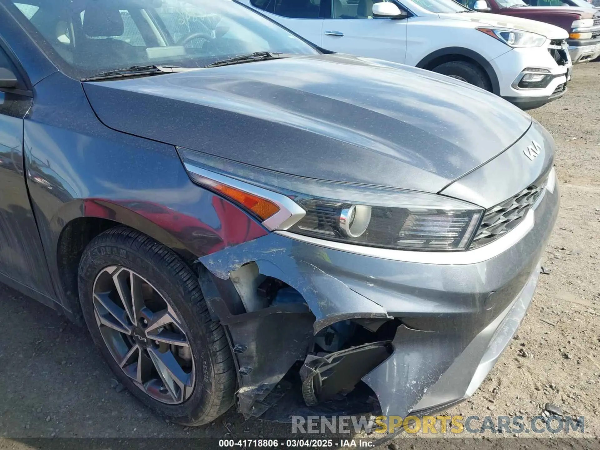 6 fotografías del automóvil dañado 3KPF24AD6NE483506 KIA FORTE 2022