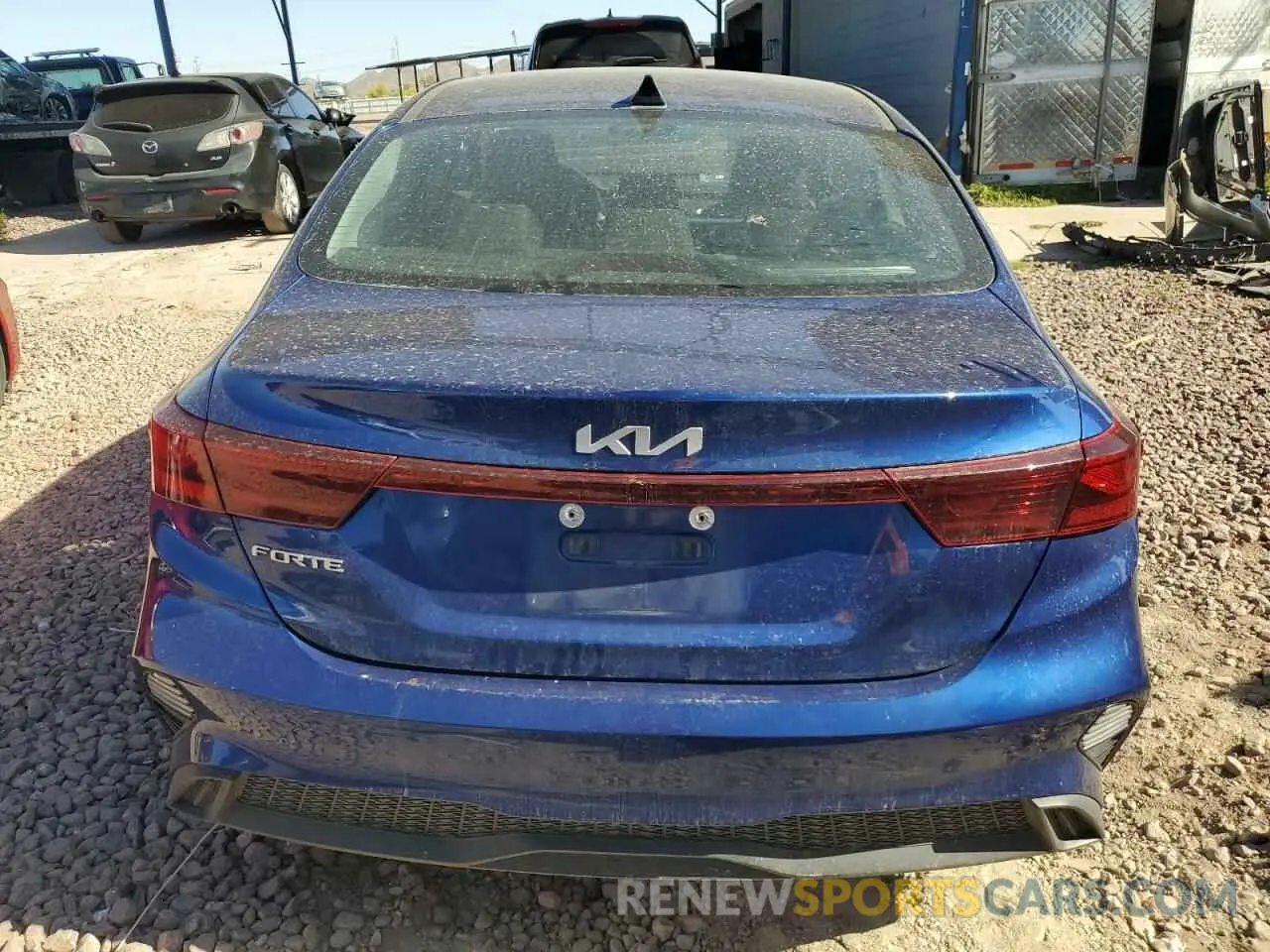 6 fotografías del automóvil dañado 3KPF24AD6NE496949 KIA FORTE 2022