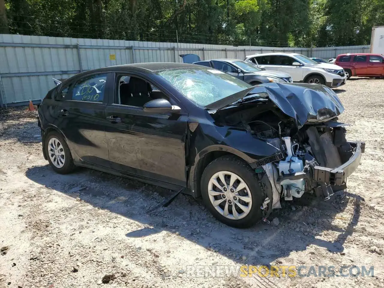 4 fotografías del automóvil dañado 3KPF24AD6NE501776 KIA FORTE 2022