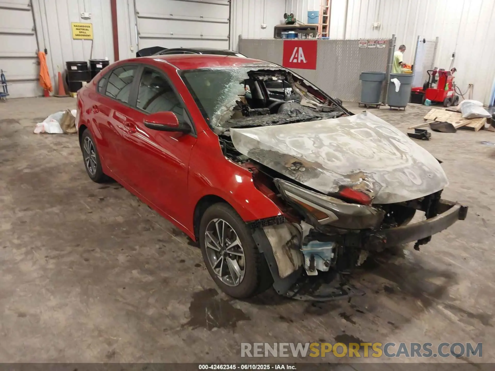 1 fotografías del automóvil dañado 3KPF24AD7NE430801 KIA FORTE 2022
