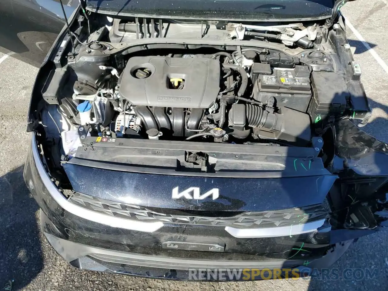 11 fotografías del automóvil dañado 3KPF24AD7NE435464 KIA FORTE 2022