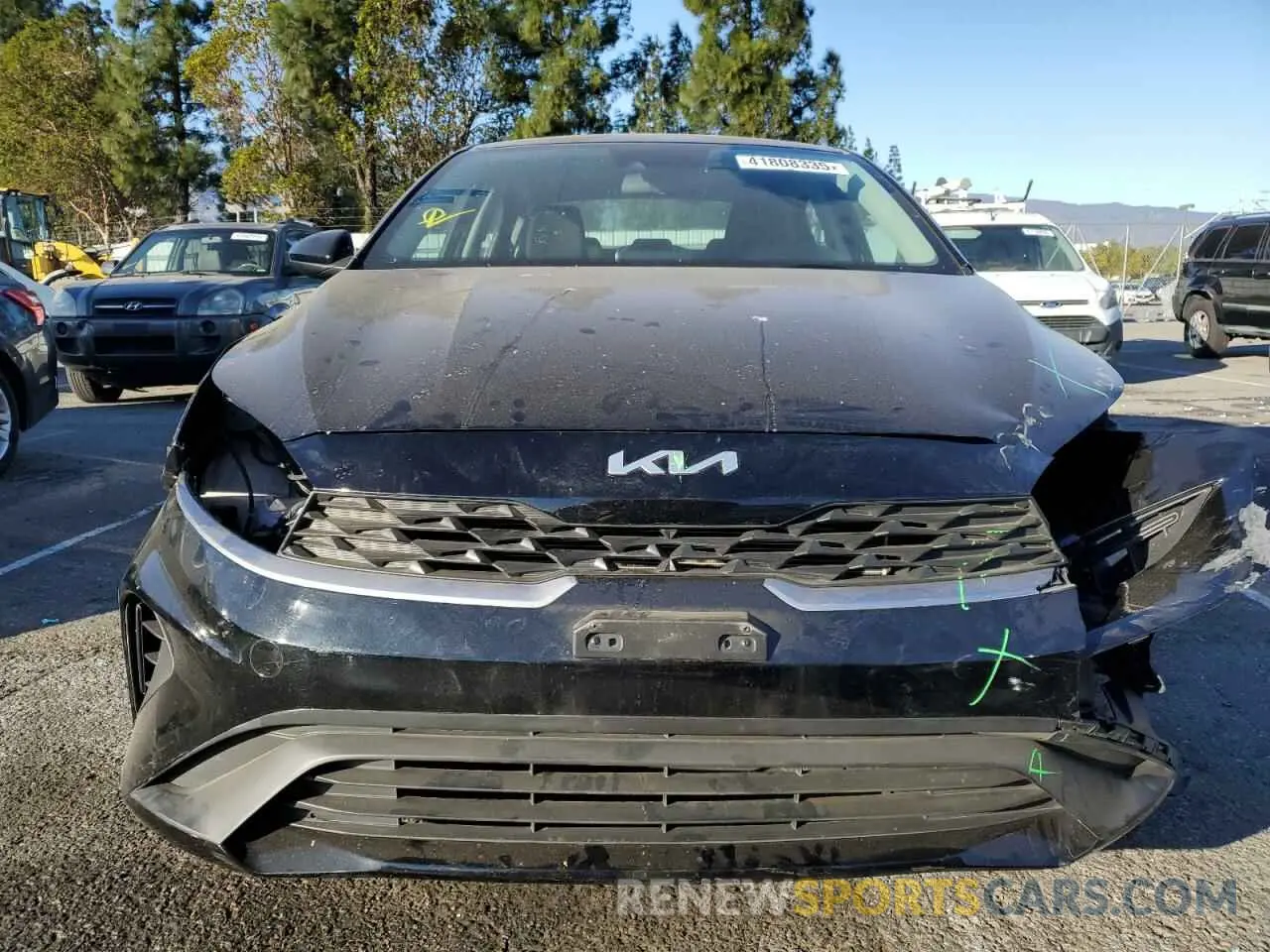 5 fotografías del automóvil dañado 3KPF24AD7NE435464 KIA FORTE 2022
