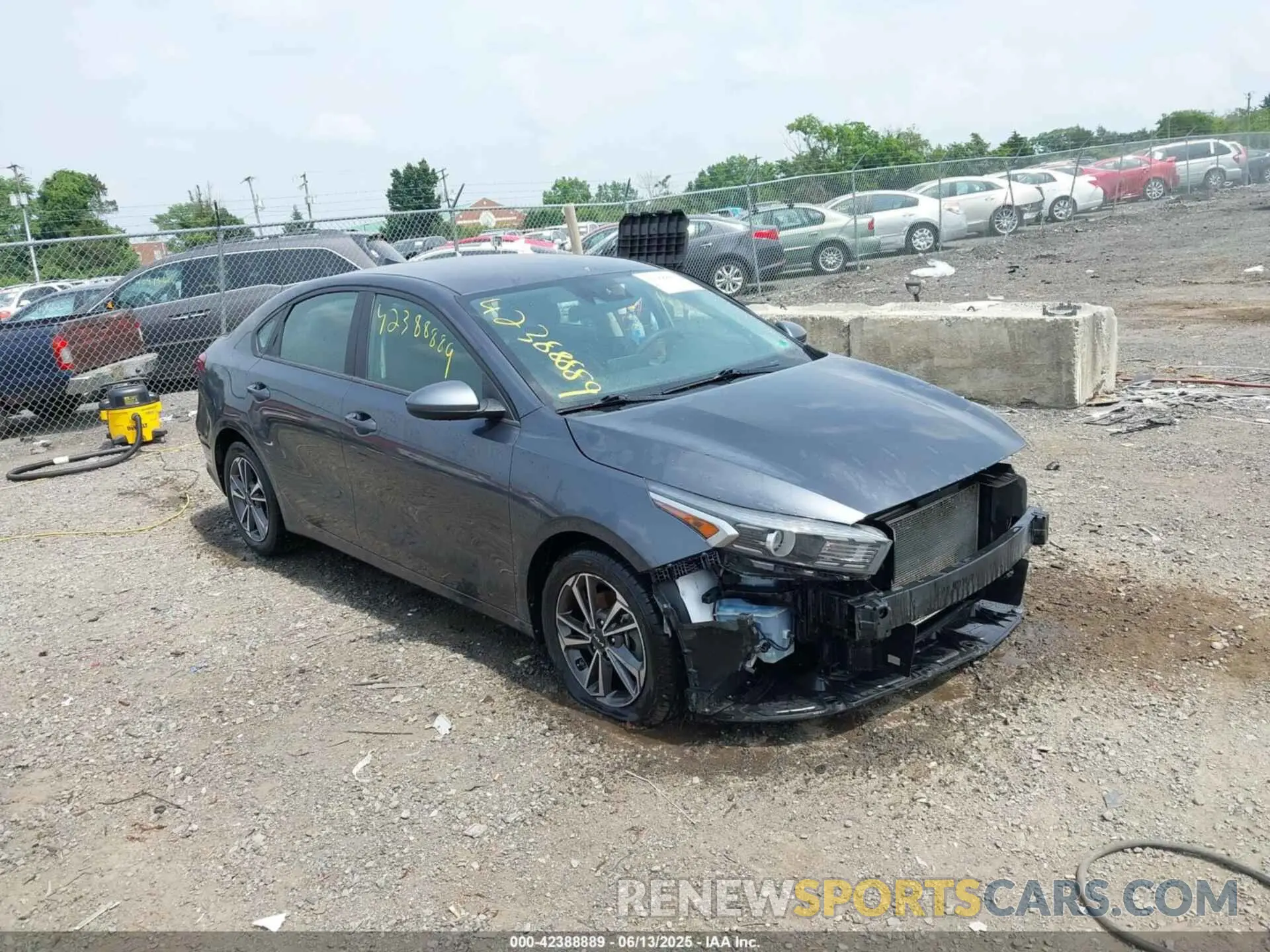 1 fotografías del automóvil dañado 3KPF24AD7NE480694 KIA FORTE 2022