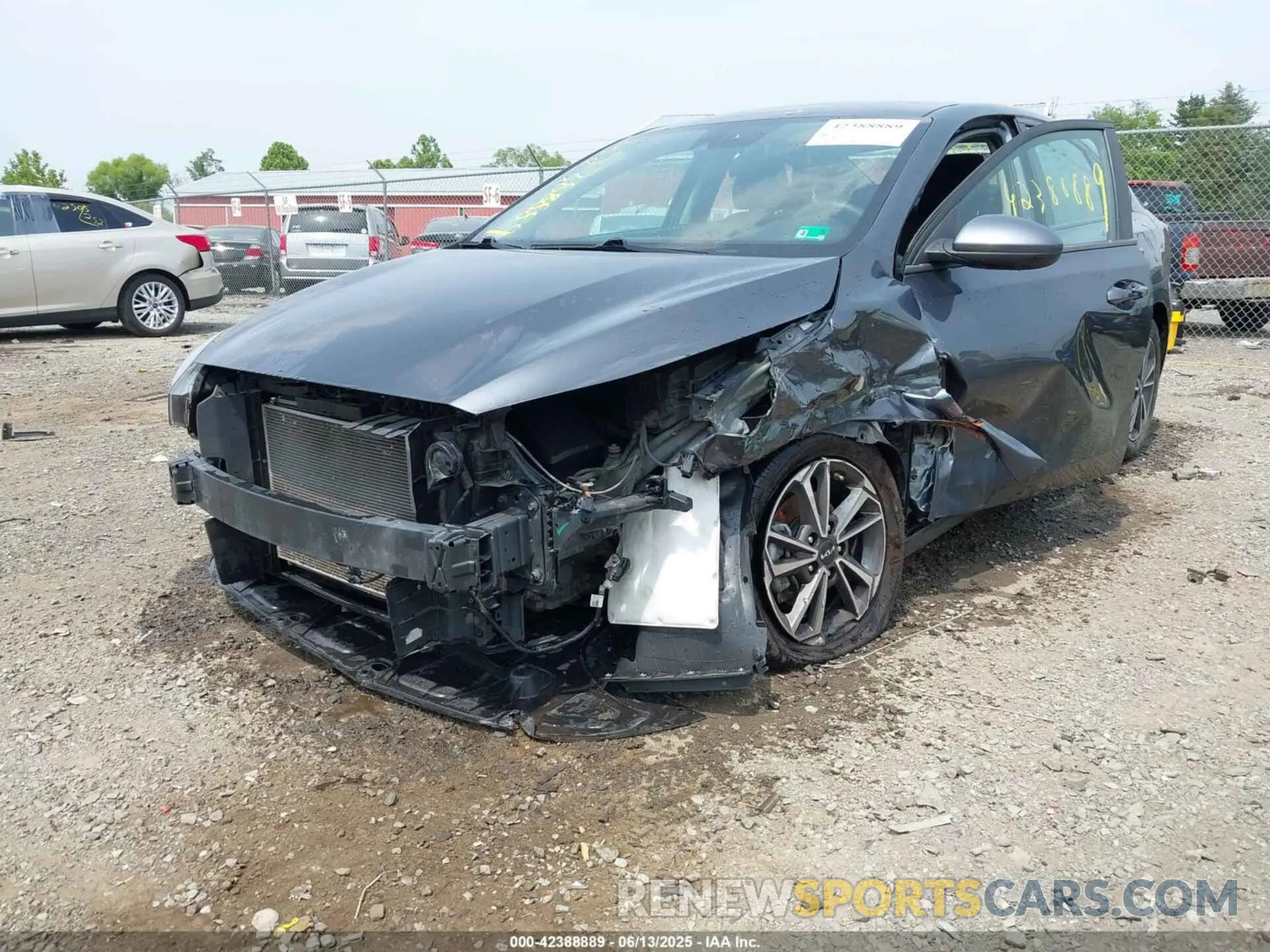 6 fotografías del automóvil dañado 3KPF24AD7NE480694 KIA FORTE 2022