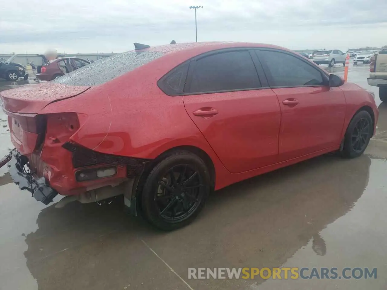 3 fotografías del automóvil dañado 3KPF24AD8NE429656 KIA FORTE 2022