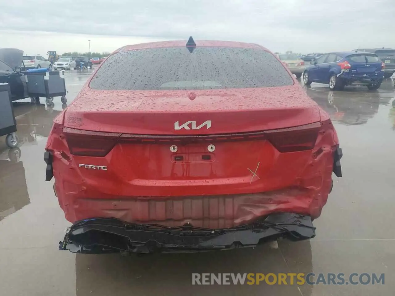 6 fotografías del automóvil dañado 3KPF24AD8NE429656 KIA FORTE 2022
