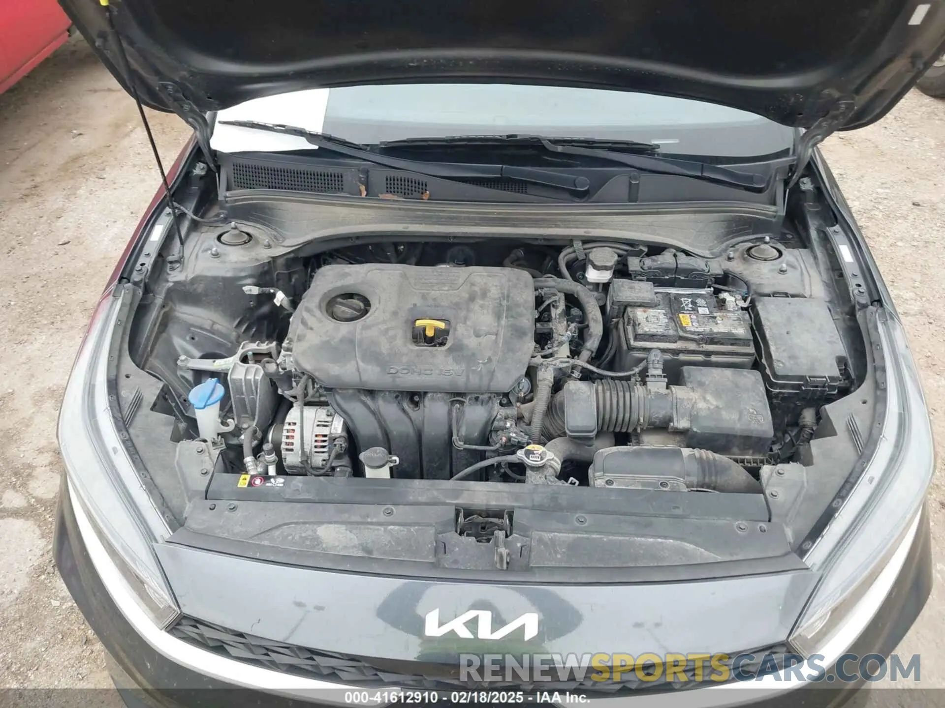 10 fotografías del automóvil dañado 3KPF24AD8NE433660 KIA FORTE 2022