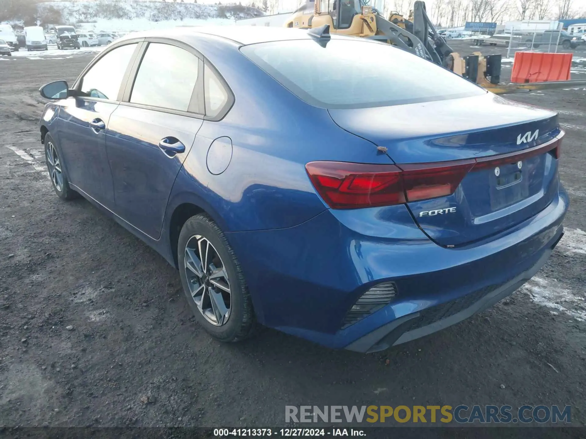 3 fotografías del automóvil dañado 3KPF24AD8NE445839 KIA FORTE 2022