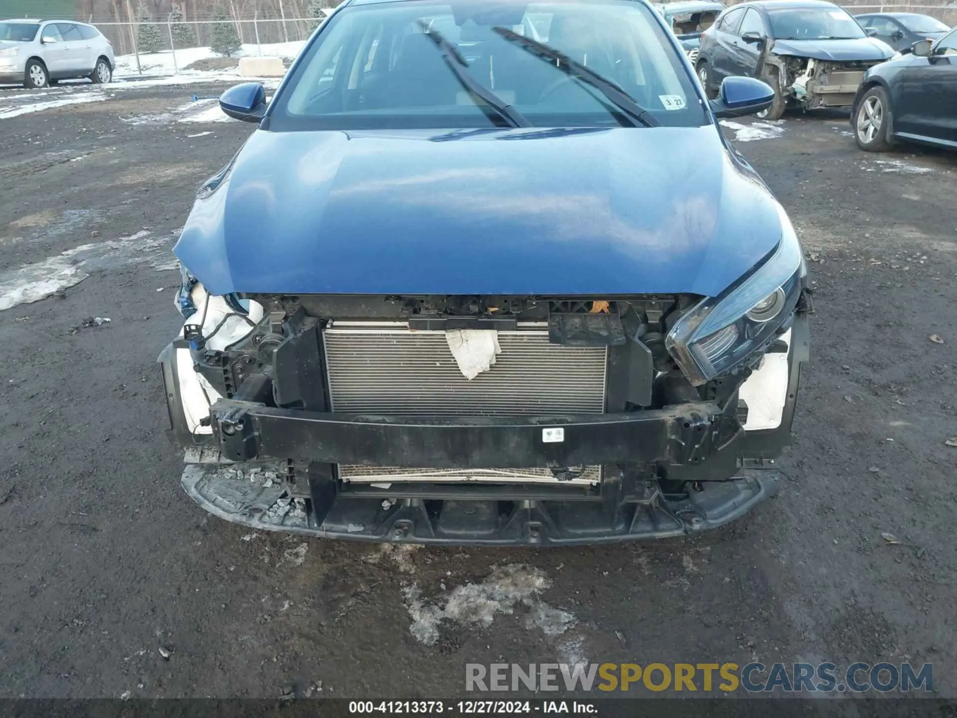 6 fotografías del automóvil dañado 3KPF24AD8NE445839 KIA FORTE 2022