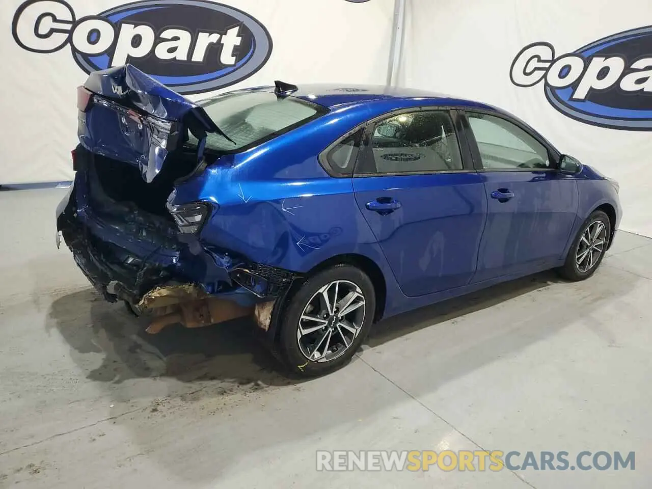 3 fotografías del automóvil dañado 3KPF24AD8NE452127 KIA FORTE 2022
