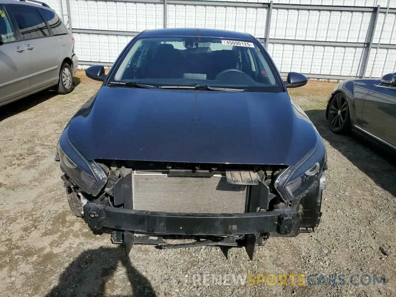 5 fotografías del automóvil dañado 3KPF24AD8NE502797 KIA FORTE 2022