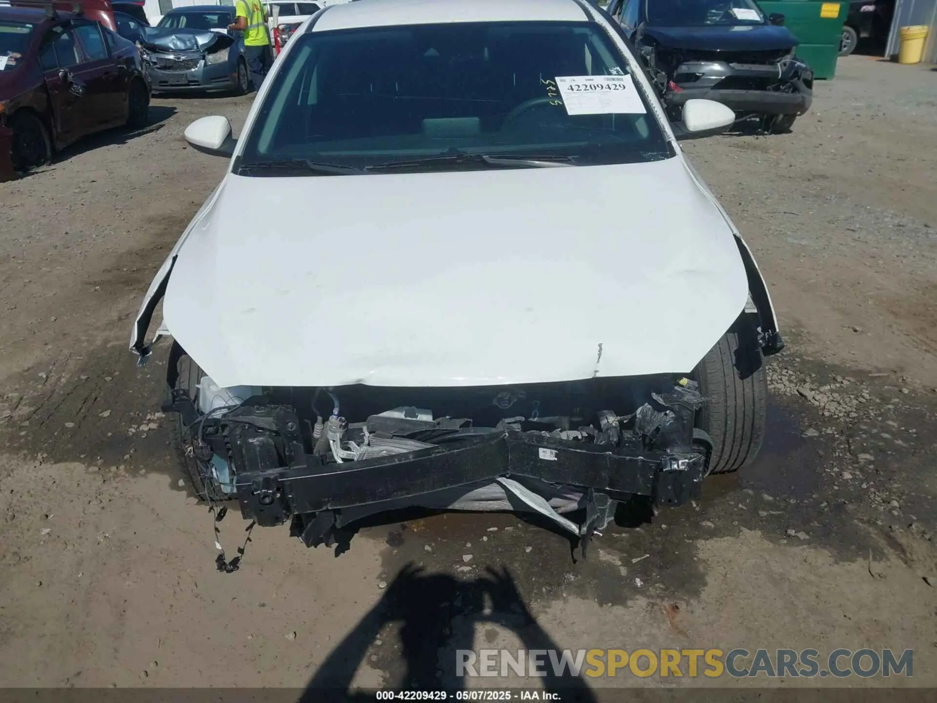 12 fotografías del automóvil dañado 3KPF24AD9NE447972 KIA FORTE 2022