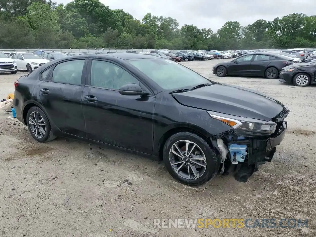 4 fotografías del automóvil dañado 3KPF24AD9NE475643 KIA FORTE 2022