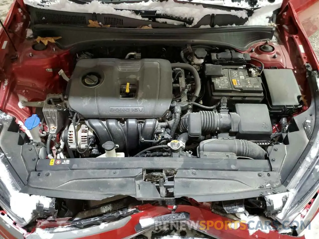 11 fotografías del automóvil dañado 3KPF24AD9NE495407 KIA FORTE 2022