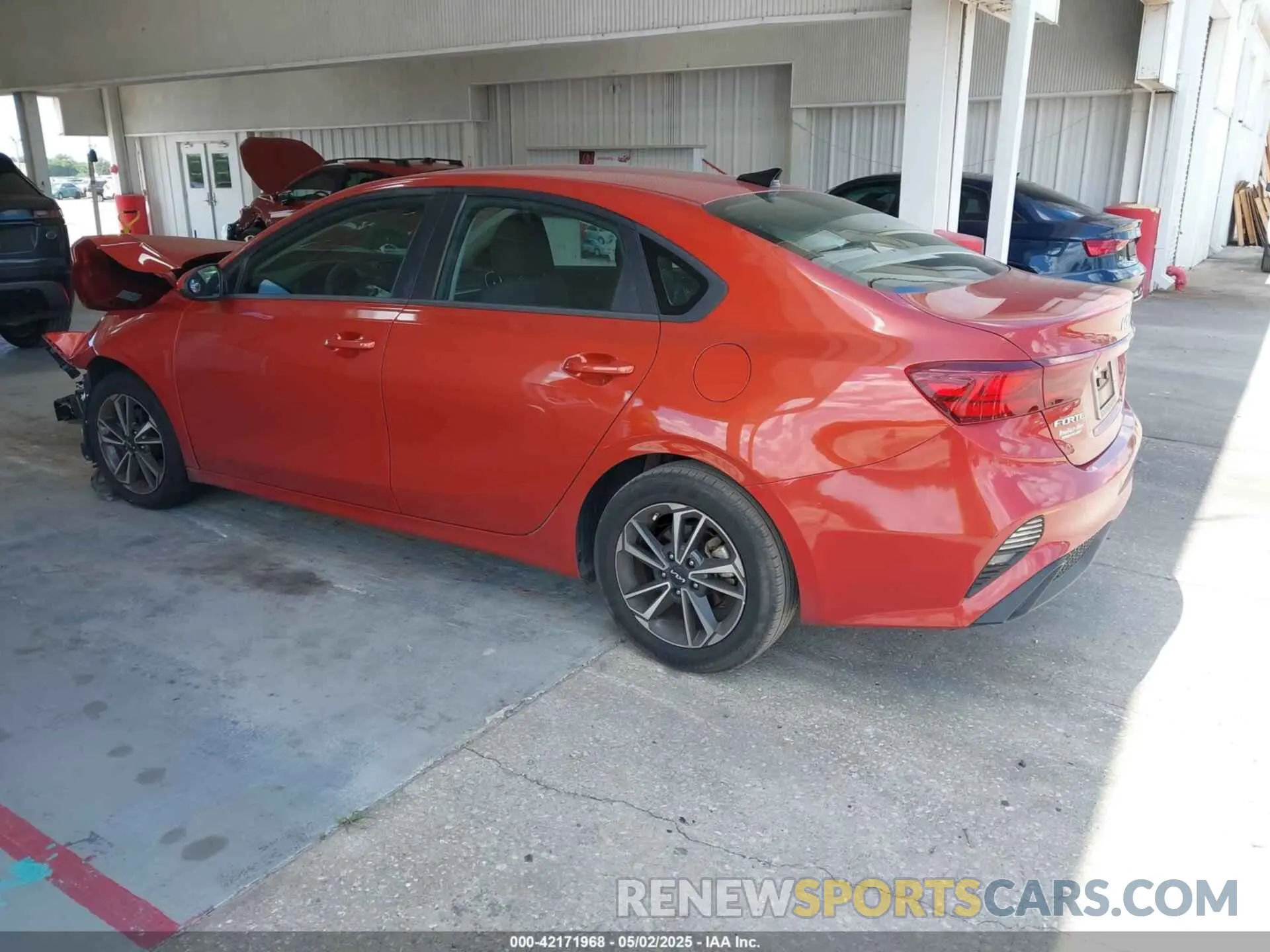 3 fotografías del automóvil dañado 3KPF24ADXNE419260 KIA FORTE 2022